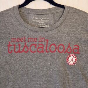 NWT Alabama Crimson Tide "Meet Me In Tuscaloosa" TShirt XL Heather Gray